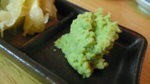 wasabi aderezo comida japonesa